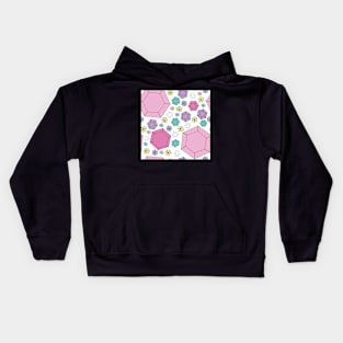 80s pastel gem stones Kids Hoodie